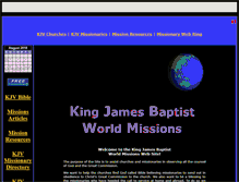 Tablet Screenshot of missions.landmarkbiblebaptist.net